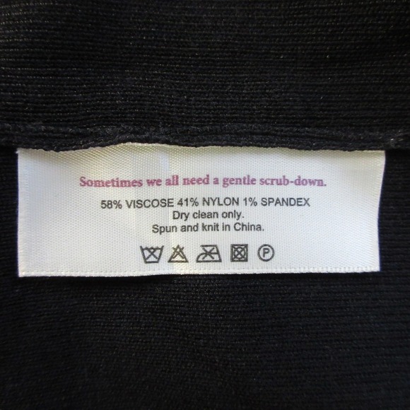 MM LaFleur The Harlem Knit Skirt S Black Jardigan Office Siren Minimalist 450 - Picture 3 of 6